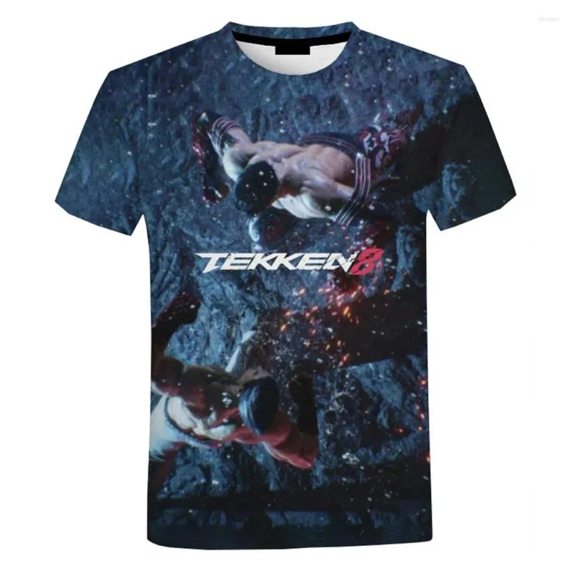 T-shirts de créateurs pour hommes Jeu d'été imprimé Hommes 3D T-shirt Femmes Mode Casual Streetwear Chemise Garçons Filles Vêtements surdimensionnés