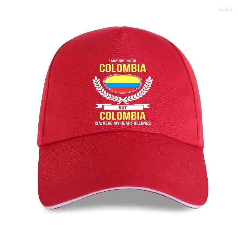 Ball Caps Cap Hat Colombia Baseball My Heart Belongs To Country Love Top2023 Fashion Slim Men