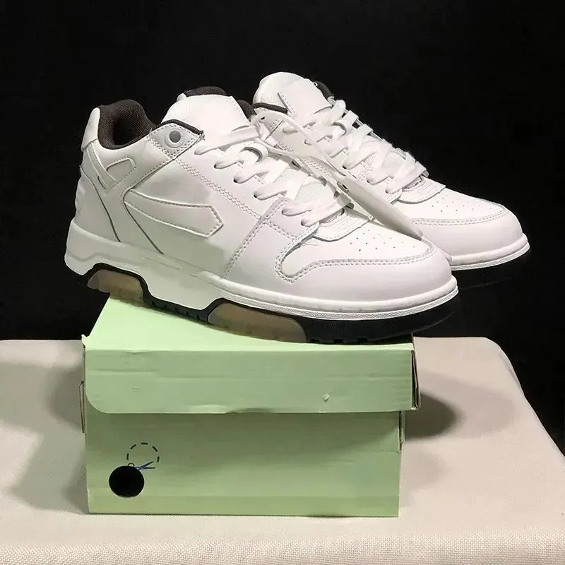 DHgate.com:Mens White Leather Casual Slip-on Sneakers