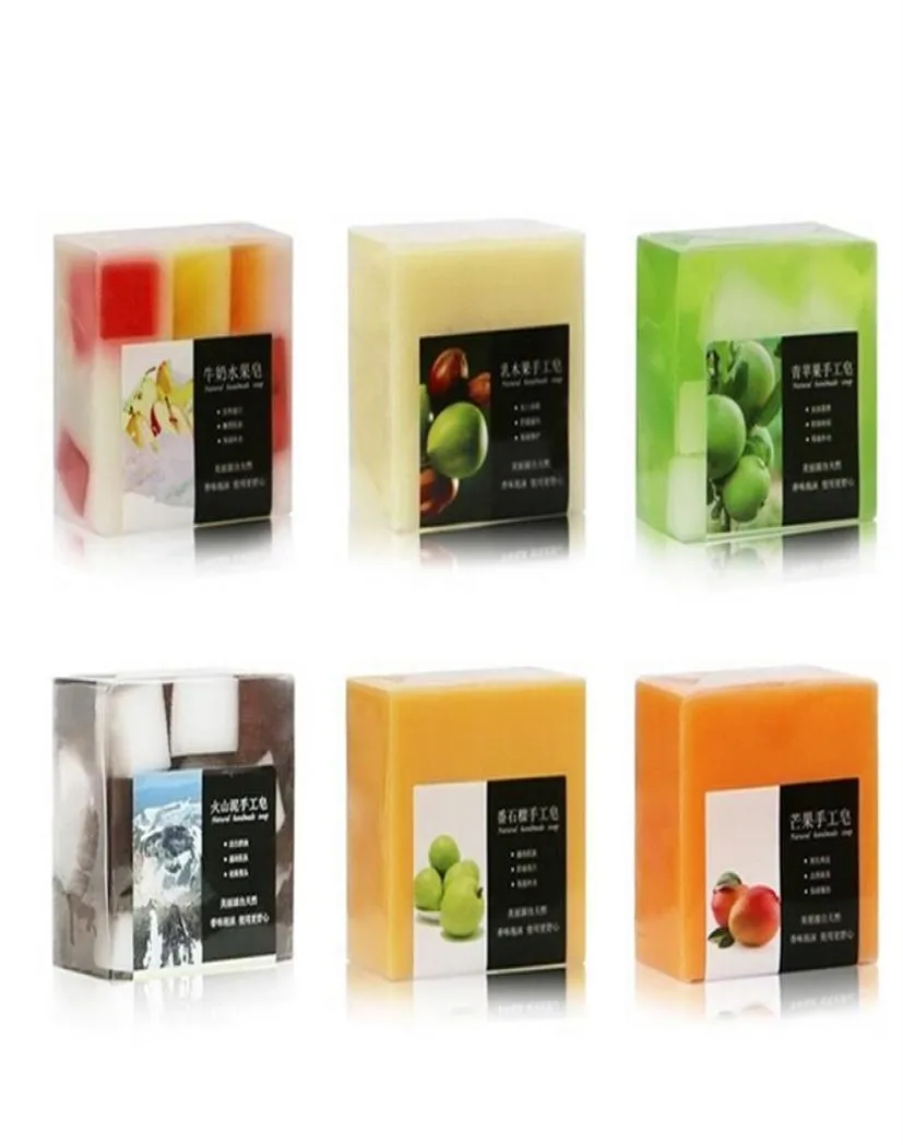 Papaya Cherry Fruit handgefertigt Seife Ölkontrolle feuchtigkeitsspenstig Feuchtigkeitsorisierende Hautpflege Reinigung Bad SOAP198D2673208