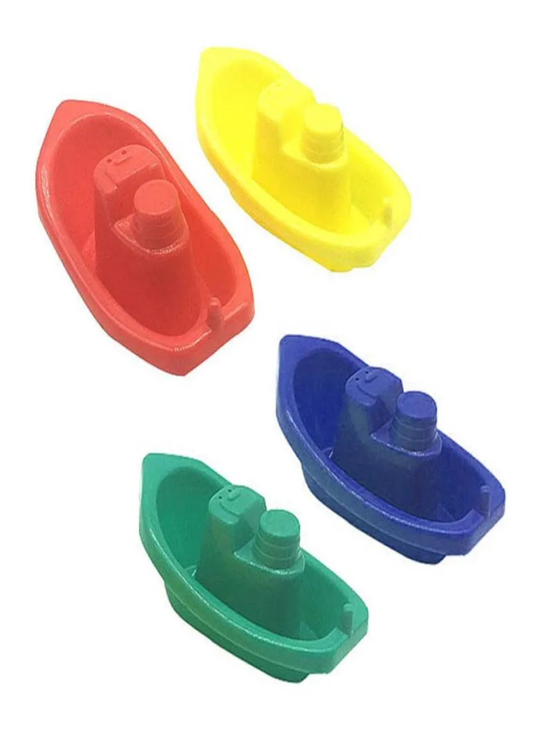 Babybadjespeelgoed 4 stuks Kinderen Kleine boten Speelgoed Plastic Leuk badspeelgoed Babycadeau Kinderbadje Drijvend schip Strandbotenspeelgoed voor kinderen H10154388938