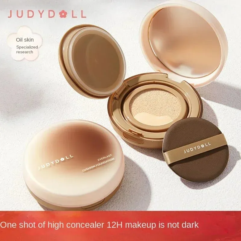 Judydoll Air Cushion Makeup Foundation Hold Makeup Concealer Oil Control Lonting Non-Removal Foundation Makeup for Oily Skin 231227