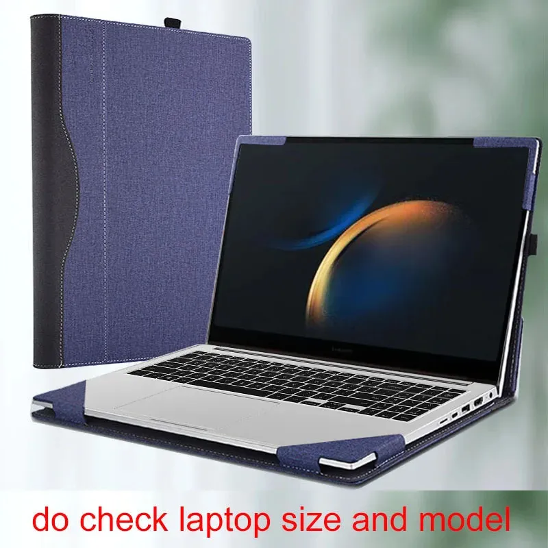 Laptop -täckning för Galaxy Book3 360 13.3 15.6 tum ärmväska Bag Pouch Protective Skin Stylus Gift 231226