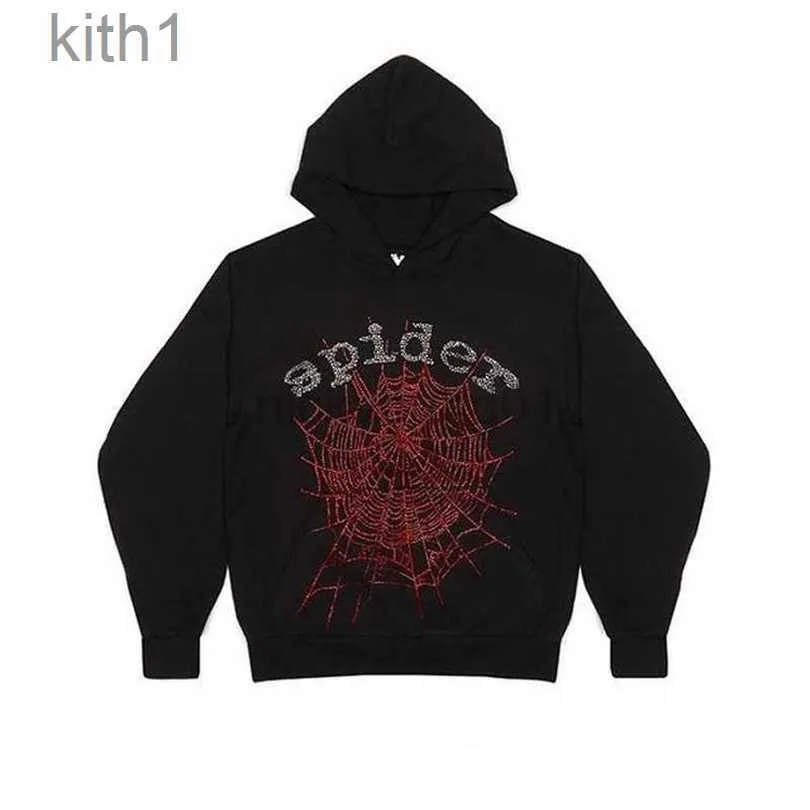 Kids 'SP5der 555555 Hoodie Boys' Girls 'High Quality Spider Web Print Sweatshirts 3 Bhur Star For Mens Plain Hoodies Man Luxury Vape Angel Black Zokh Zokh Zokh