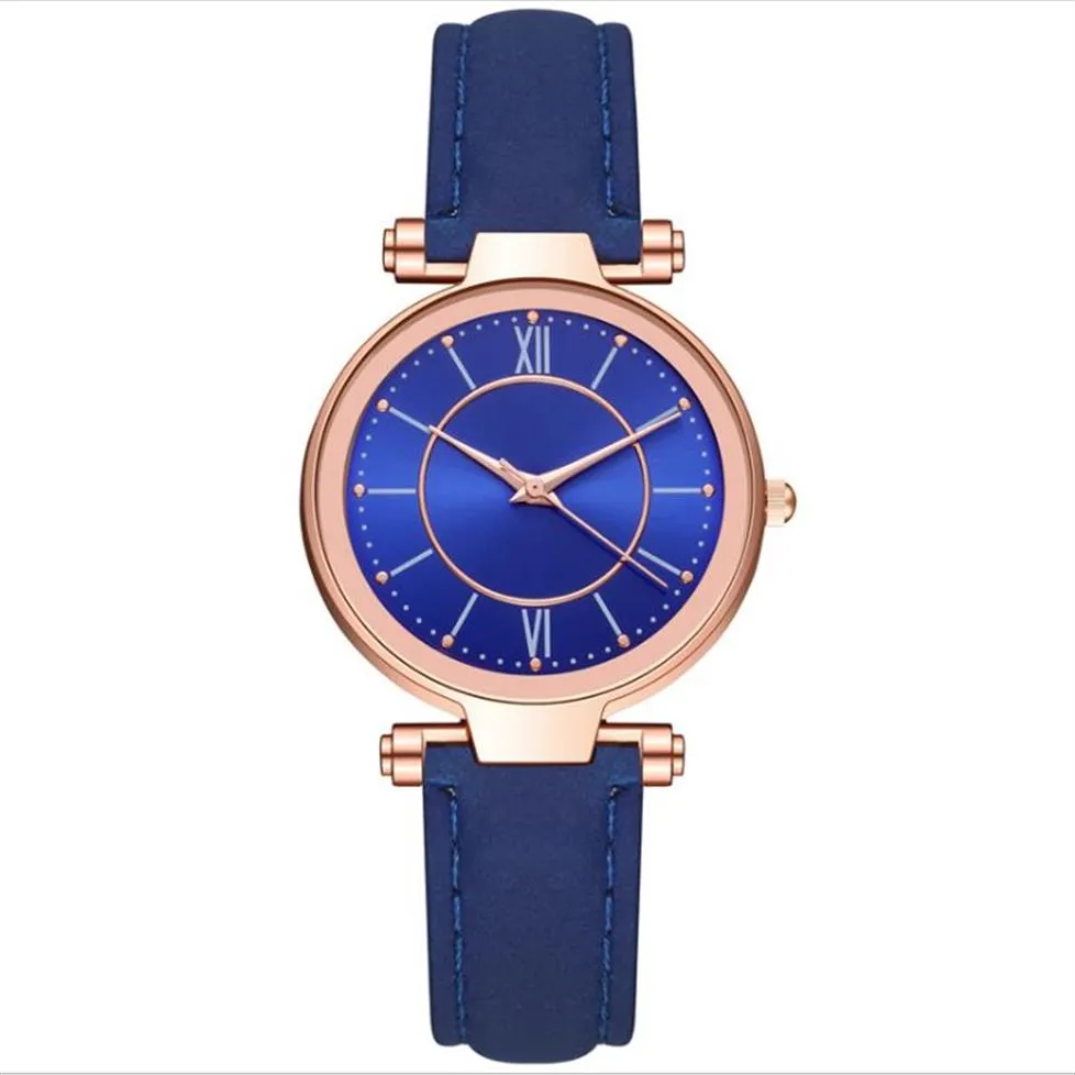 McyKcy marque loisirs mode Style montre pour femme bonne vente analogique cadran bleu Quartz dames montres montre-bracelet 2248