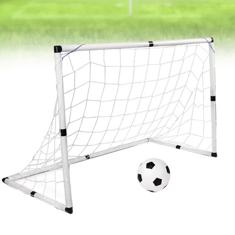 Sunisery Football Soccer Goal Post Net Set With Pump Folding Kids Mini