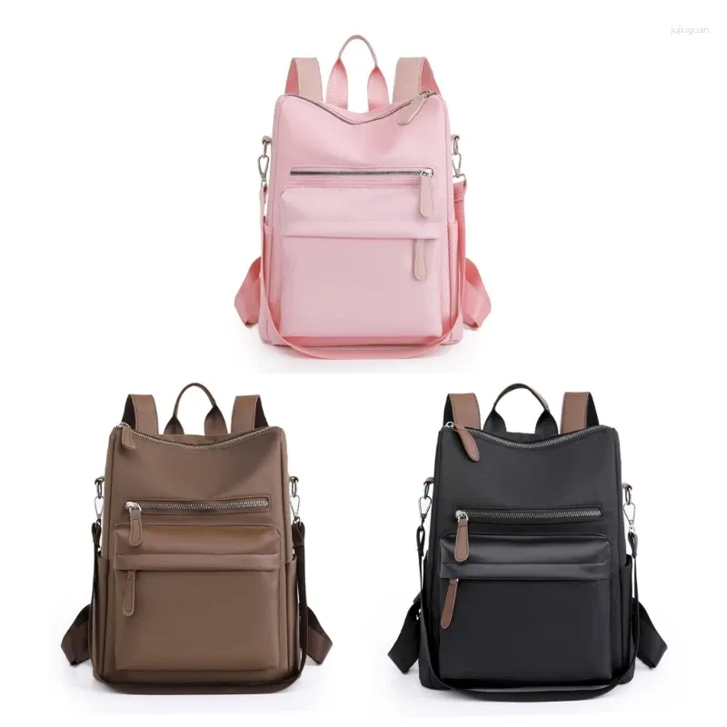 Borse scolastiche da viaggio femminile da viaggio da donna con zaini semplici studenti college bookbags