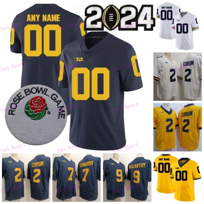 Maglie Da Calcio Del Michigan Personalizzabile J.J.McCarthy, Blake