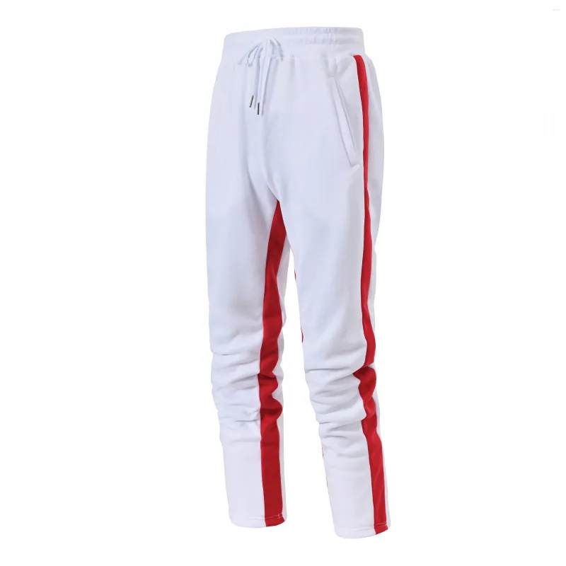 Pantaloni da uomo Abbigliamento sportivo unisex con coulisse elastico a righe per donna Pantaloni da uomo Solido streetwear Pantaloni Abbigliamento Jogging