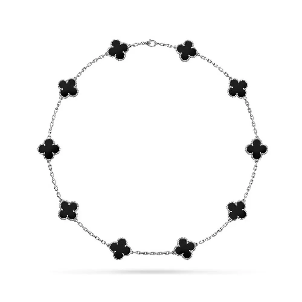 Nieuwe klassieke mode hanger kettingen voor vrouwen elegante 4/vier blad klaver medelet ketting van hoge kwaliteit choker ketens designer sieraden vergulde goudmeisjes cadeau