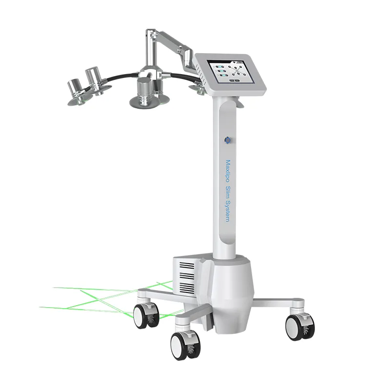 2024 Top verkaufen 6D -Leitungsgenerator Abschleife Fettlaser Laser 532nm Laser Schlankung Kälte Lasertherapie Maschine Verkauf Grün Licht