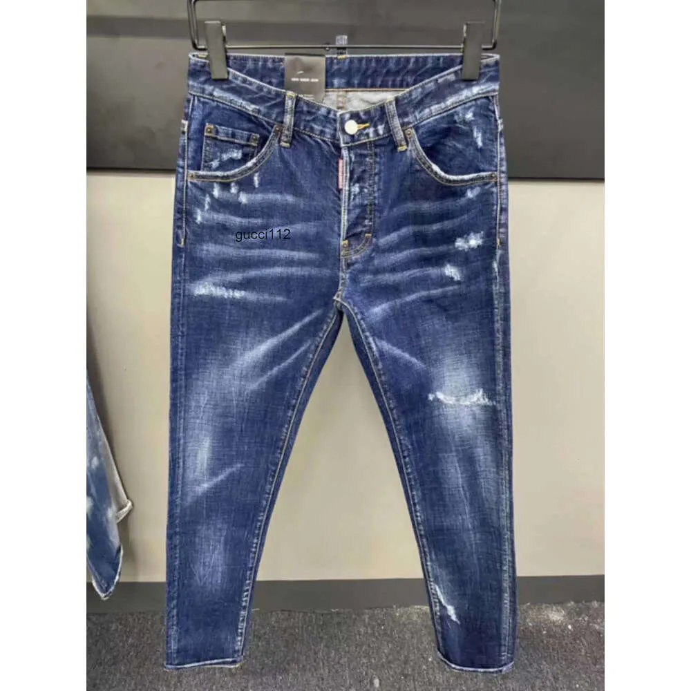 dsquared2 Вы Heren luxe designer denim jeans d2 dsq2 dsquare 2 gaten broek COOLGUY bikerbroek kleding YACC