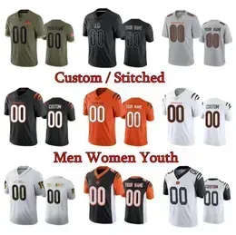 Joe Burrow Jersey ``Bengals``JaMarr Chase Jessie Bates Tee Higgins Tyler Boyd custom any name number rugby football````Custom