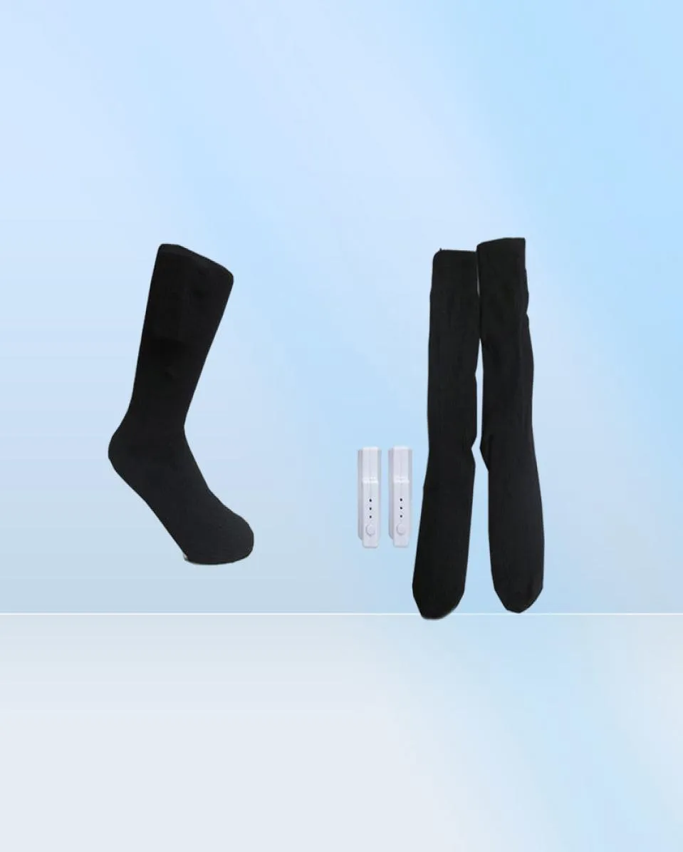 温かい綿電気シフトソック温度制御可能な加熱靴下充電式リチウムバッテリー冬足暖かい4445086
