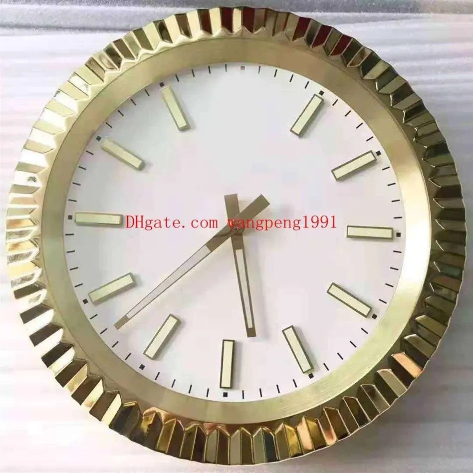 Relógio de parede doméstico, 4 cores, 18k, ouro 126333 126334, sem data, relógio de parede 34cm x 5cm, 3kg, relógio eletrônico de quartzo318l