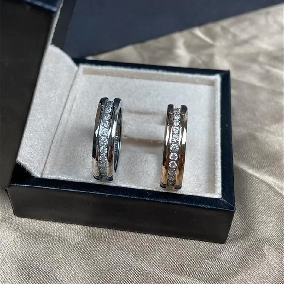 Cluster Ringe 925 Sterling Silber Funkelnde einreihige Diamantring Männer und Frauen Verlobung Mode Geschenk High-End-Schmuck262Z
