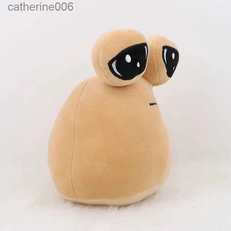 Animaux en peluche en peluche Jeu chaud Mon animal de compagnie Alien Pou Peluche Furdiburb Emotion Alien Plushie Peluche Animal Pou Poupée 22 cm 231228