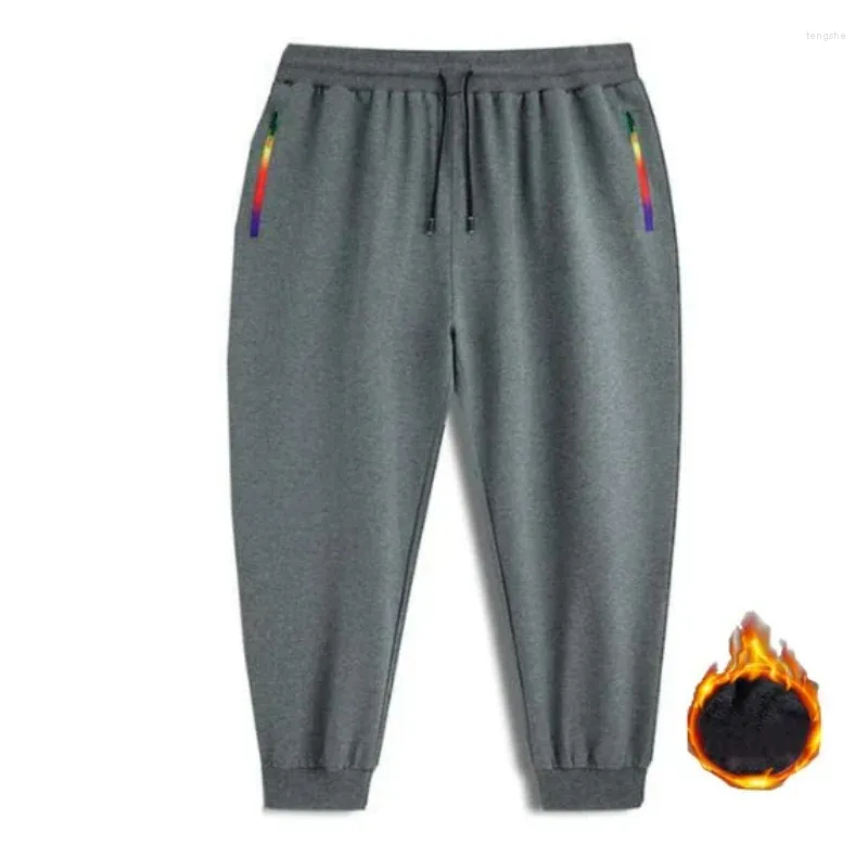 Herrenhosen plus Größe 5xl 6xl 12xl 15xl Winter warmes Fleece -Männer dicke lässige thermische Jogginghose Männliche Hosen hochwertige Jogger