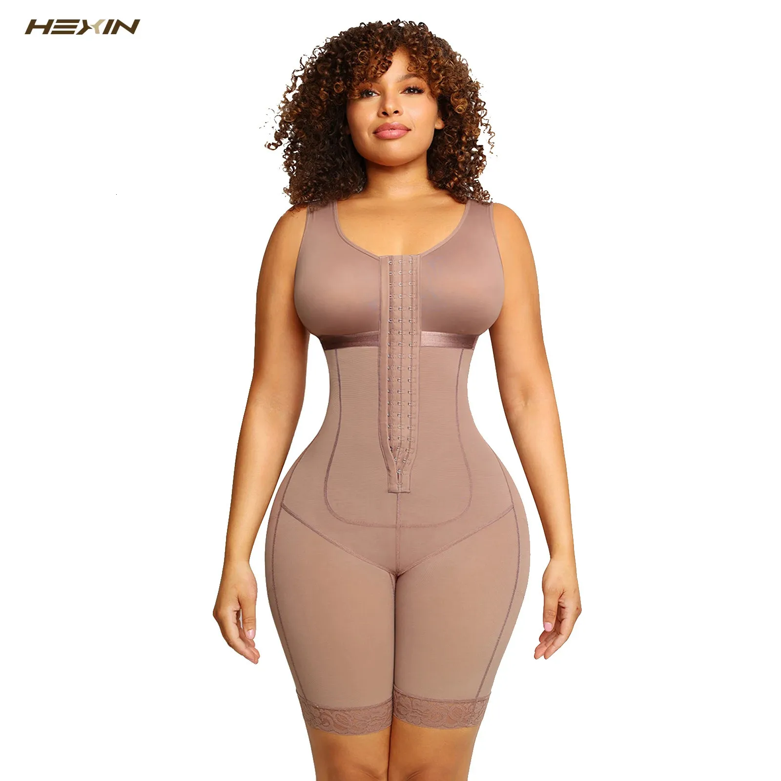 Fajas Colombianas Stage 2 For Women Postpartum Girdle BBL Postoperative Bodysuit Shapewear Fajas Corset Slimming Body Shaper 231227