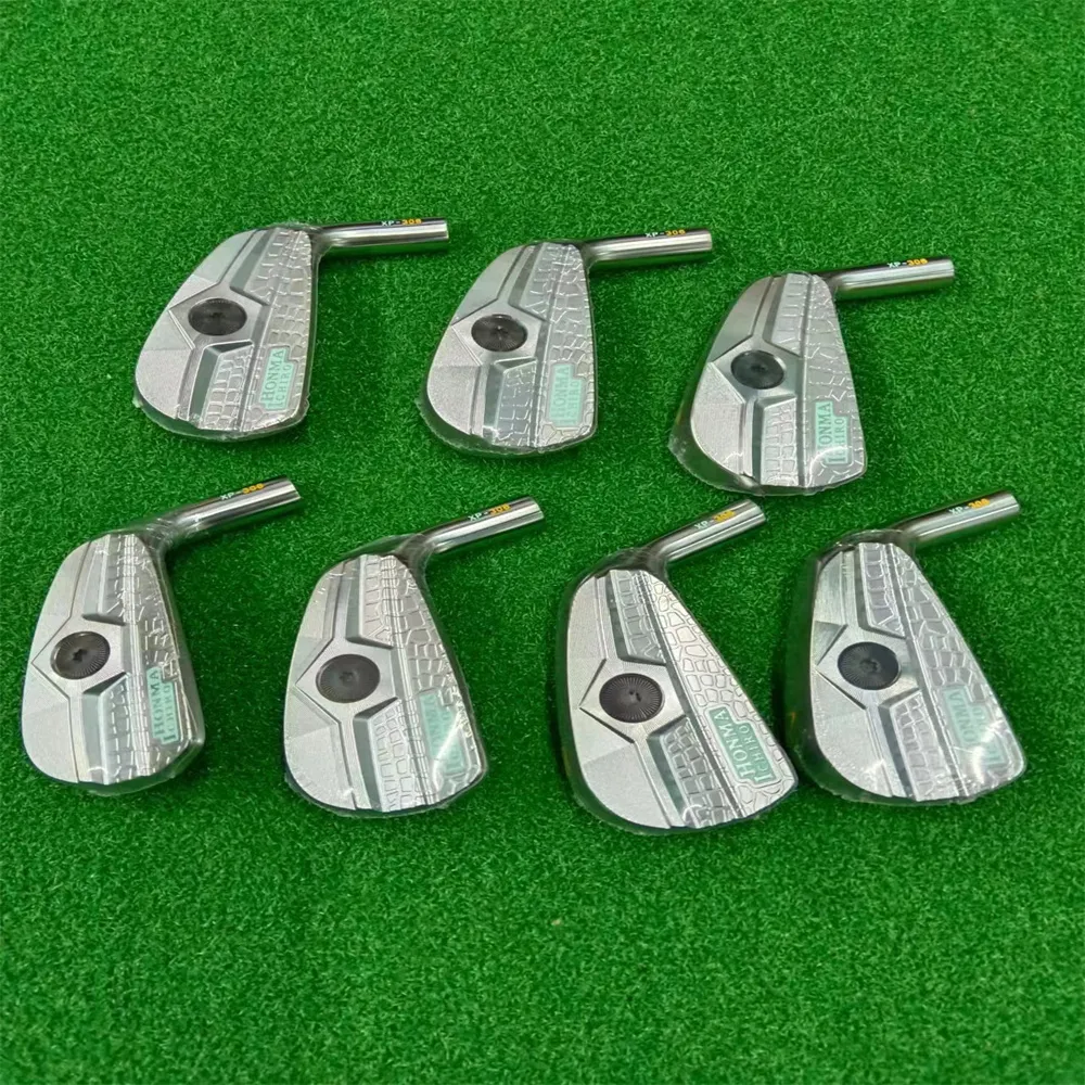 Новые гольф Irons Ichiro Honma Hollow Silver Blue Golf Irons Golden 7pcs 456789psteel или Graphite гольф -клубы