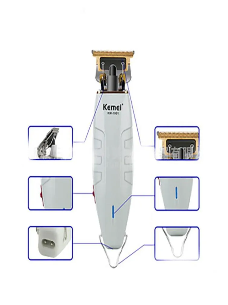 Kemei KM1931 Professionell hårklippare Barber för män Retro Buddha Cordless Edge Electric Cutting Machine4012127