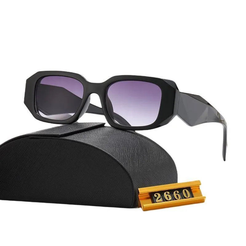 Męskie okulary przeciwsłoneczne projektant dla kobiet Opcjonalne czarne spolaryzowane soczewki ochronne UV400 z pudełkowymi okularami okularami Gafas para el So23001