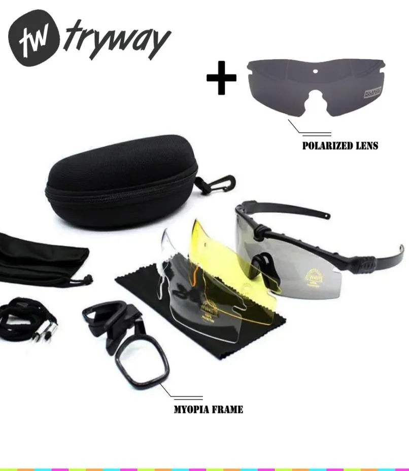 Тактические очки SI M 3.0, баллистическая армейская близорукость, оправа, поляризационные очки, страйкбол, боевые военные игры, стрельба, пейнтбольные очки J12106565778