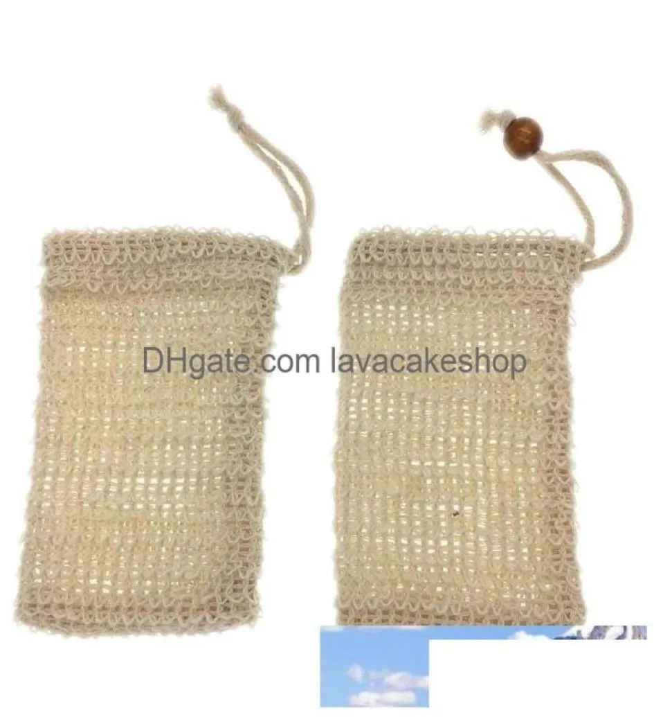 Other Bath Toilet Supplies 9 X14Cm Making Bubbles Soap Saver Sack Pouch Storage Bag Dstring Holder Drop Delivery Home Garden Dhpzd7249850