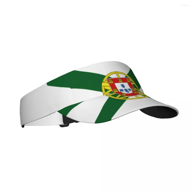 Berets Sports Sun Cap Regulowane wizjot Ochrona UV Top Pusty Tennis Golf Running Suncreen Hat Flaga portugalskiego ministra