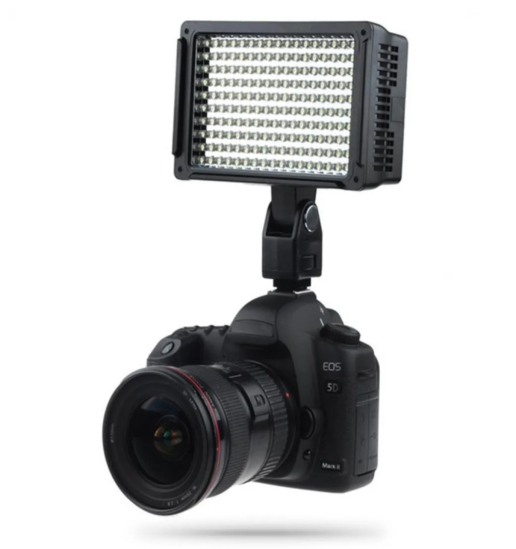 Lightdow Pro Lámpara de videocámara con luz LED de alta potencia 160 para cámara con tres filtros 5600K para cámaras DV Cannon Nikon Olympus LD7556149