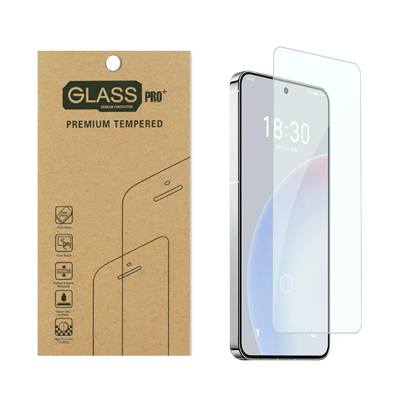 Protecteur d'écran ultra à 0,25 mm pour Samsung Galaxy S24 Ultra S23 22 21 Meizu 20 Ultrsonic Empreinte déverrouiller 9h 2.5d Verre trempée transparente avec emballage de vente au détail