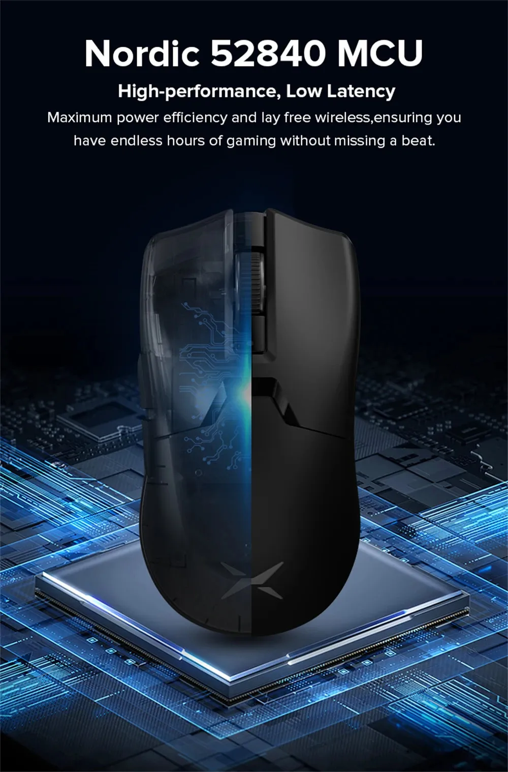 Ultra Lightweight 49g Wireless Gaming Mouse: High-Precision 26000DPI ...