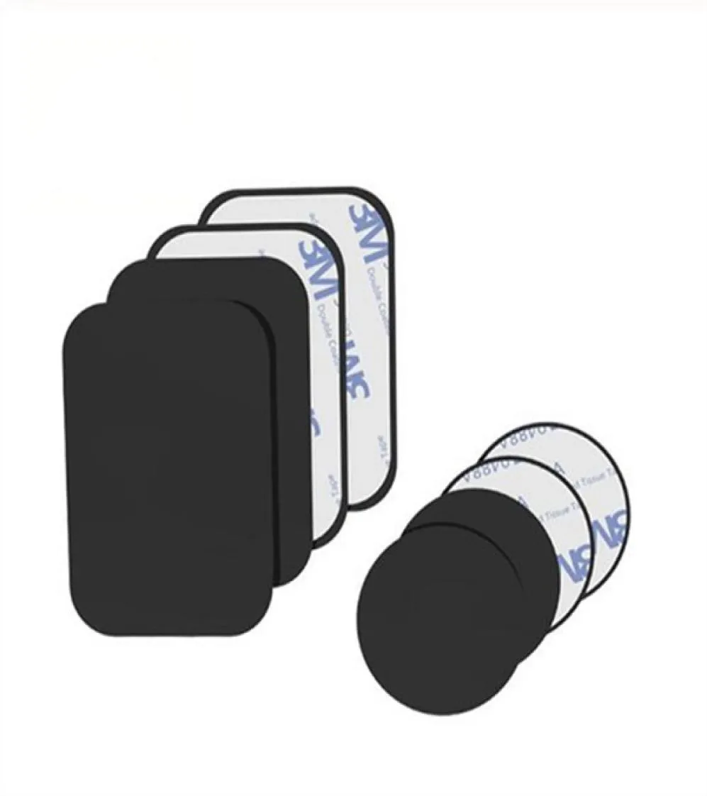 Acessórios universais de ímãs Acessórios de metal Placa de metal Magnetic Phone Stand para GPS MP3 com montagens de células adesivas 3M Ho9089341