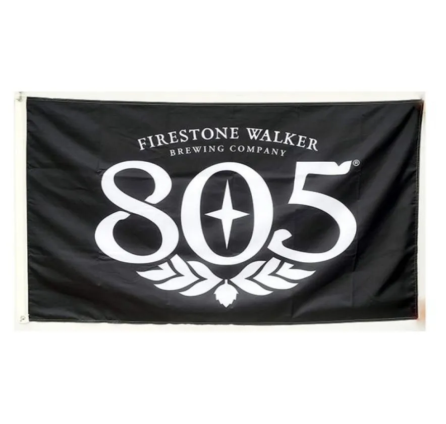 Firestone Walker 805 Beer Flag 90x150cm 100dポリエステルスポーツ屋外または屋内クラブデジタル印刷バナーと旗Whole1945842