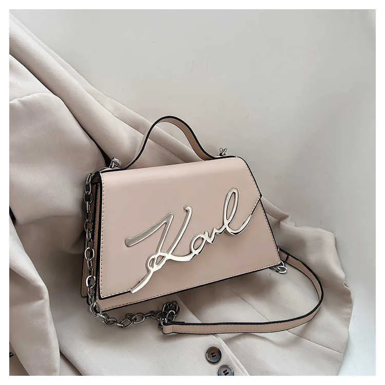 Designer Handbag Luxury Womens Single Spalla Karl Square Letter Gassa di lettere Crossbody Borse in stile Trendy di grande capacità