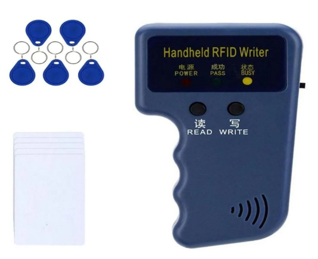 Card Reader Copier Writer Duplicator Programmer Rewritable ID Keyfob Tags Handheld 125Khz Access Control1419577