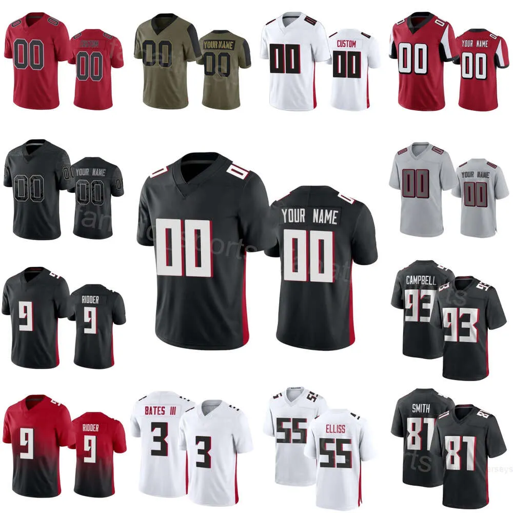 طفل رجل نساء كرة القدم 81 Jonnu Smith Jersey Kids 3 Jessie Bates III 55 Kaden Elliss 53 Nate Landman 93 Calais Campbell 90 David Onyemata 9 Desmond Ridder onmorm