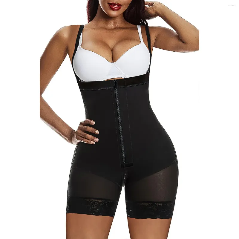 Shaper da donna XS Body con cintura a clessidra Shapewear da donna Forte compressione post pancia Body Shaper con cerniera