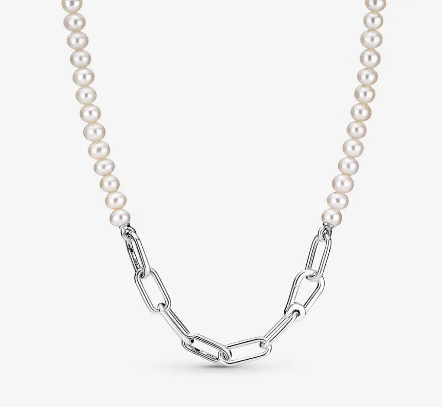 Collar de perlas cultivadas de agua dulce de Plata de Ley 100 925, accesorios de joyería de compromiso de boda a la moda para mujer, regalo 3226255