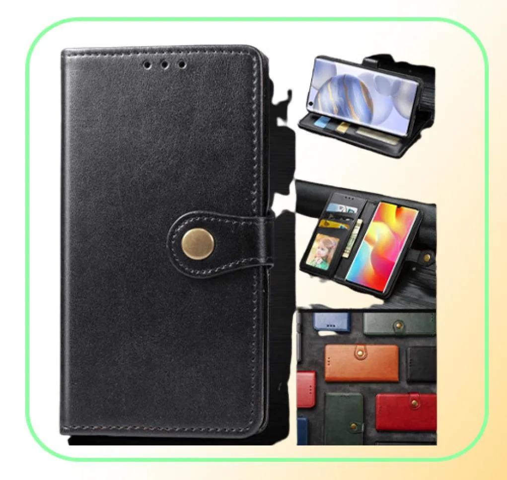 Fashion Flip Phone Case For Samsung Galaxy S8 S9 S10 S20 Plus Ultra S10E Note 8 9 10 Lite Etui Card Holder Leather Wallet Stand Co6063498