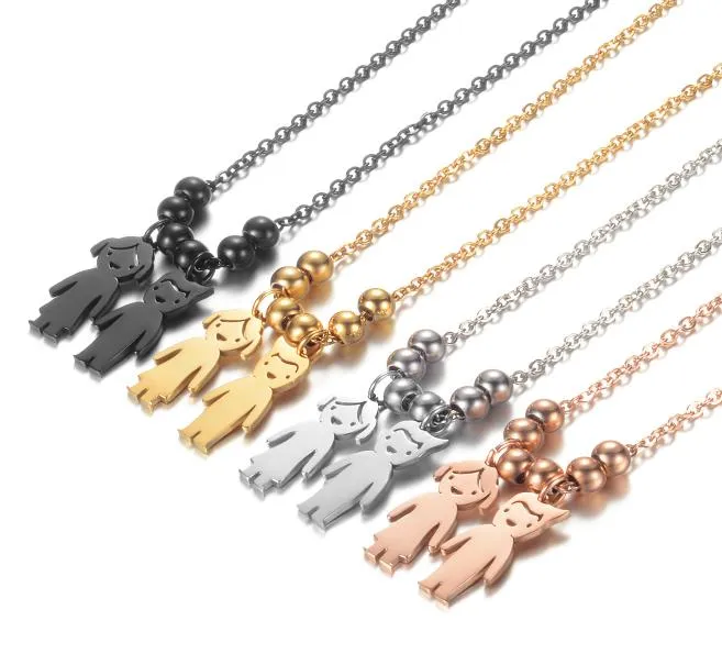 Collier pendentif personnalisé pour enfants, fille et garçon, nom personnalisé, Date, pour maman, enfants, bijoux de famille, cadeau, nouvelle mode 2020, SL1429891048