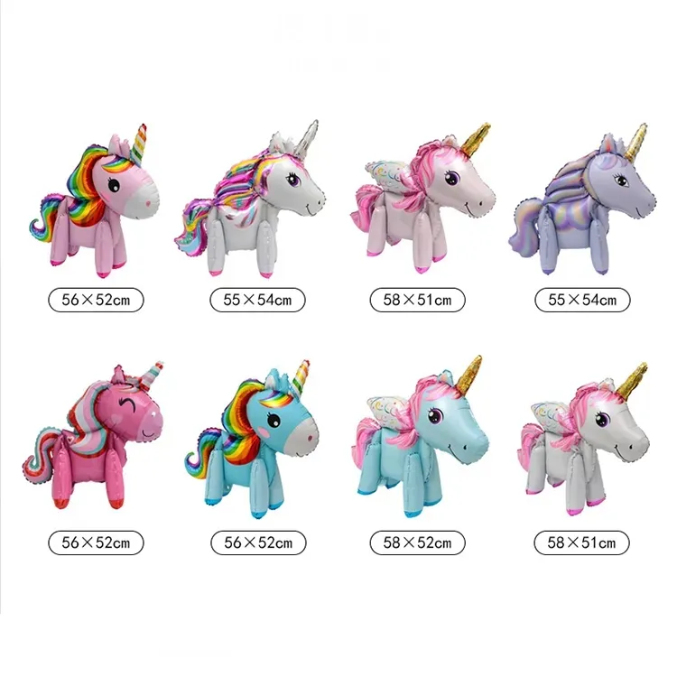 Unicorn Balloons Decoration Birthday Party Supplies