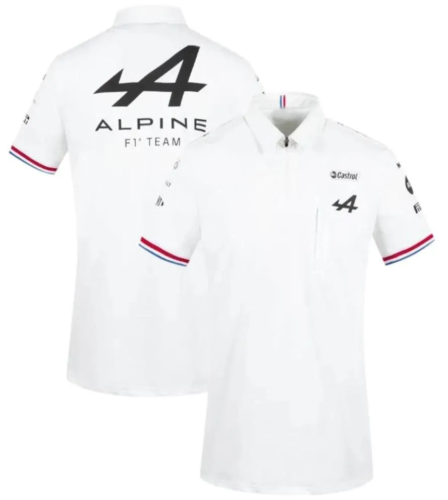 Vestuário de motocicleta Motorsport Team ARacing Camiseta Branco Preto Respirável Teamline Camisa de manga curta Ventilador de carro Clothing1739550