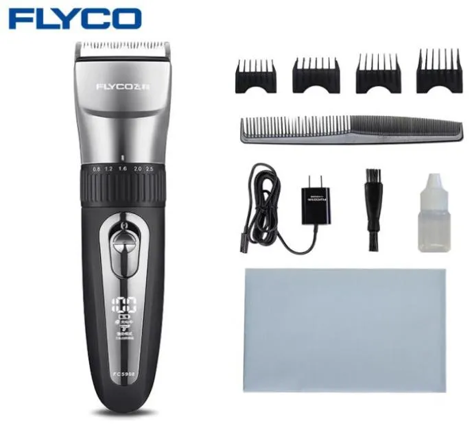 FlyComultifunction Hair Clipper Trimmer Professional Waterproof Electric Beard Taring Machine FC5908 BARBER TONDEUSE CHEVEUX6655918