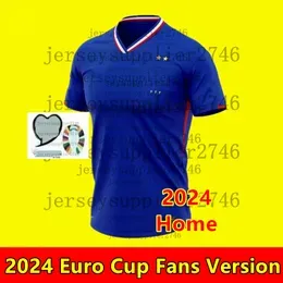 2024 Euro Cup French Home jersey MBAPPE soccer jerseys DEMBELE COMAN SALIBA KANTE Maillot de foot equipe Maillots GRIEZMANN kids kit Men fans player football shirt