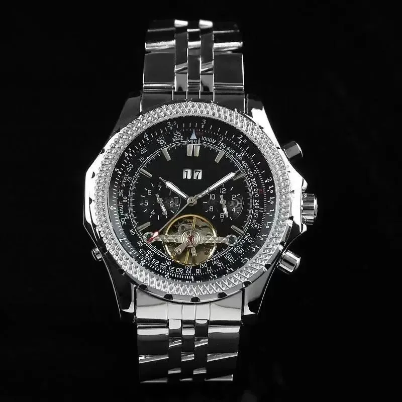 U1 TOP AAA Bretesing Luxury Męski Zegarek Automatyczne samoobsługowe zegarki Designer Watche Waterproof Mechanical Man Wysokiej jakości daty Hurtowe Montre Luxe J3