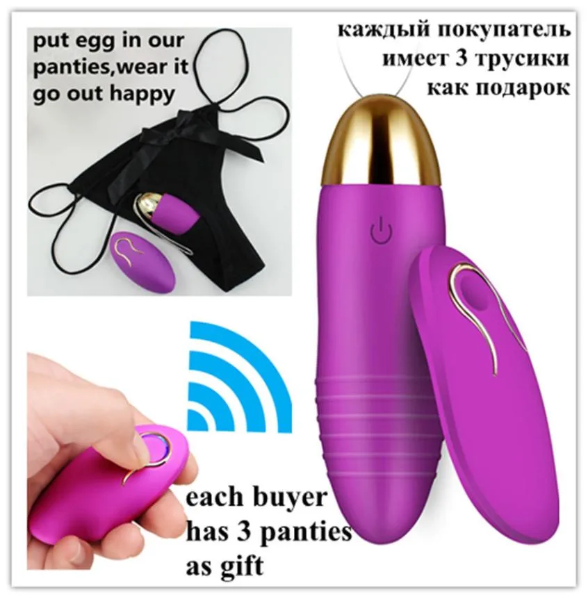 Clitoride femminile vibrante biancheria intima vagina massaggiatore wireless remoto vibrante uovo ricaricabile giocattolo sesso clitoride vibratore per donne y182369491