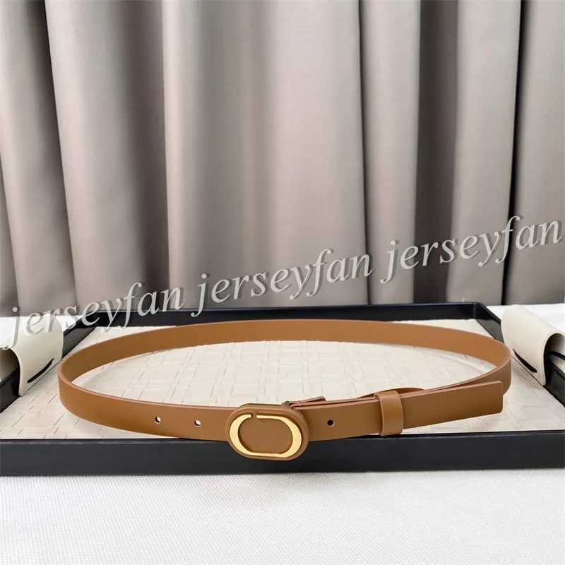 Women s Belt Gold Buckle Style 2cm Width Length Size 90cm 110cm 3 Colors Premium Quality With Box 25806