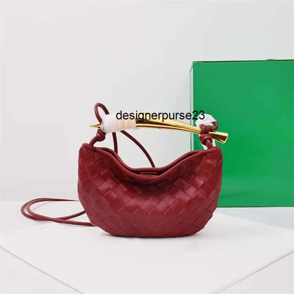 Schulter gewebtes Bottleega Designer Venet Lady Mini Potteega Sattelbeutel Tasche Klassische Schulter -Designer Mini 2023 Paket Kassetten gewebt Gürtel Plaid Mout Z VSL8