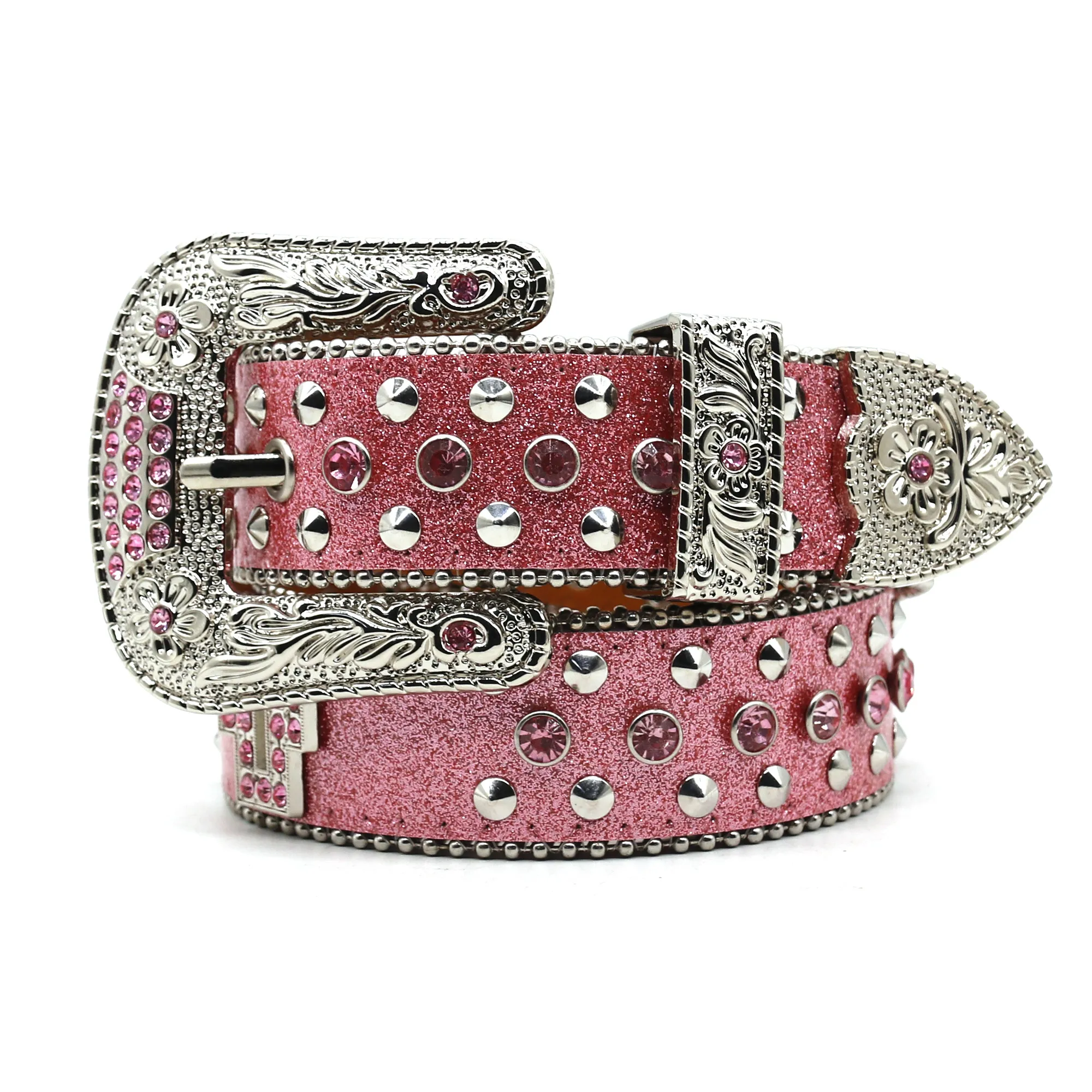 Modedesigner BB Simon Belts For Women Men Shiny Cross Belt Diamond Belt Classic Diamond Skull med Rivet Strap Cowhide Flash Body